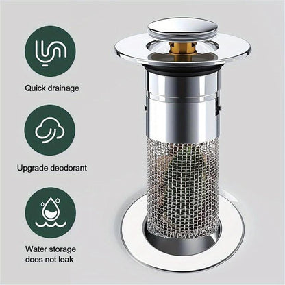 ClearFlow™ Pop-Up Sink Strainer – 2 Pack