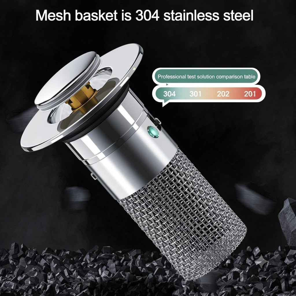 ClearFlow™ Pop-Up Sink Strainer – 2 Pack